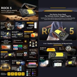โทรศัพท์มือถือ Blackview <span class=keywords><strong>ROCK</strong></span> 5 รุ่นดั้งเดิม ทนทาน 12GB+256GB หน้าจอ 6.78 นิ้ว ระบบปฏิบัติการ Android 16 ชิปประมวลผล Helio G100 มือถือแบบ Octa Core รองรับ 4G - Product Image 3