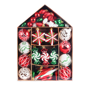Juego de Adornos Navideños de Plástico de Alta Calidad, Hechos a Mano, Impermeables, en Forma de Bola, en Paquete de Regalo - Product Image 5