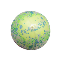 Balle d'eau gonflable en PVC durable avec éclaboussures d'encre rose pour la plage, la piscine, les jeux aquatiques en plein air pour enfants