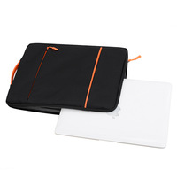 Sacoche d'ordinateur portable moderne, légère, portable, de protection, imperméable, en polyester, avec compartiment intérieur plat, pour usage professionnel et bureautique, personnalisable