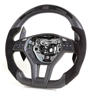 <span class=keywords><strong>Volant</strong></span> en fibre de carbone pour <span class=keywords><strong>Mercedes</strong></span> Classe CLS C218 Classe E W212 Classe GLA X156 GLK X204 <span class=keywords><strong>Volant</strong></span> de course LED - Product Image 6