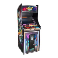 Machine de jeu d'arcade verticale classique rétro d'intérieur en gros, écran 22 pouces, machine de jeu de combat d'arcade à monnayeur