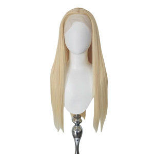 Pelucas para Mujer - Peluca Monica de Cabello Humano Real Blanco Premium con Cabello Largo y Liso - Product Image 2