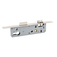 Corps de serrure multipoints de haute qualité pour porte à mortaise étroite avec boîtier avant et cylindre de verrouillage, livré en boîte blanche
