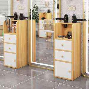 Carrito de Salón Moderno de Madera Blanca con 3 Cajones, Venta al por Mayor para el Hogar, Hotel, Salón de Belleza, Peluquería, Sala de Estar - Product Image 5