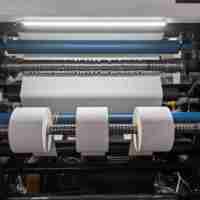 Papier autocollant offset pour étiquettes de Chine, 70x100cm, 100 feuilles/rame, taille personnalisée, adhésif, étanche, pour supermarché