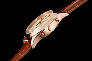 Montre mécanique haut de gamme 2025 avec cadran blanc automatique, bracelet en acier inoxydable et cuir, antichoc, style charmant, pour la mode - Product Image 5