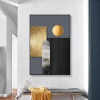 Meilleures ventes : Décoration murale multi-pièces, design scandinave, impression UV sur cristal noir, nature morte suspendue
