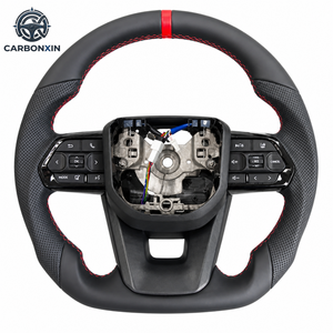 Volant sport en cuir pour Corolla Land Cruiser LC300/Mark X LC200 Hiace LC79/N80/N70 - Noir - Product Image 2