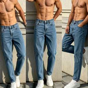 Jeans para <span class=keywords><strong>Hombre</strong></span>, Ropa para Adultos, Marcas Reconocidas, Pantalones Denim para <span class=keywords><strong>Hombre</strong></span> y Niño, Precio <span class=keywords><strong>Super</strong></span> Bajo, Jeans Ajustados - Product Image 4