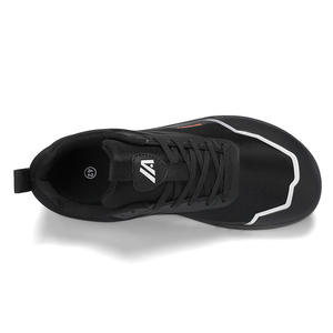 Chaussures de sport pour hommes grande taille 4E à coupe large – Tige en maille, semelle intermédiaire en PVC, semelle extérieure en caoutchouc, à lacets, tendance mode, style pieds nus, printemps-été - Product Image 4