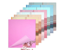 Plaque en acrylique miroir multicolore PMMA 8x8, 12x12, 12x16 pouces, épaisseurs 1/8'', 1/12'', 1/16'' pour loisirs créatifs et mariages