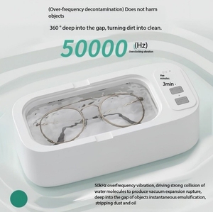 Limpiador Ultrasónico Portátil Multifuncional de Alta Frecuencia para Gafas, Joyas, Relojes, Dentaduras Postizas y Anillos - Product Image 2