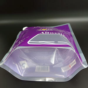 Bolsa con boquilla y ventana transparente de PE ecológico, portátil y termosellable, para limpiador de ventanas líquido químico. - Product Image 4