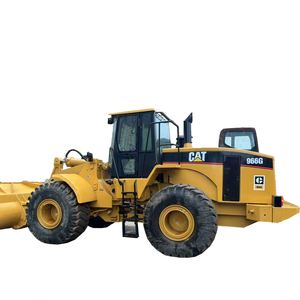 Chargeuse sur pneus Caterpillar 966G d'occasion à prix abordable, modèle 2024, chargeuse-pelleteuse 996H 420F, 36000-39000kg, 118KW, pour vidéo - Product Image 1