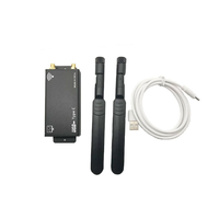 Module 4G LTE-A Cat 6 IoT avec antenne, EP06-E avec carte adaptateur Mini PCIe USB 2.0 et boîtier de protection pour modem
