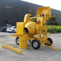 Bétonnière autochargeuse LONTA JH510 510L avec moteur diesel et élévateur, capacité 500L