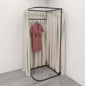 Fitting Room Shop Interior Design Ideas Wall Mounted Display Rack Dressing Changing Room