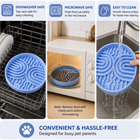 Bol pour chien en silicone de qualité alimentaire sans BPA, forme labyrinthe, résistant au lave-vaisselle, bol pour chien à alimentation lente, bol pour chien arc-en-ciel à alimentation lente