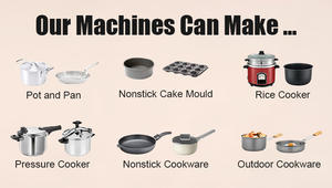 Le fond antiadhésif d'induction de cookware de <span class=keywords><strong>2500</strong></span> tonnes font la machine - Product Image 6