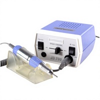 Mini perceuse à ongles électrique professionnelle JD300 en plastique, moteur à balais 35W DC12V 30000RPM, tige de 2,3 mm, US/UK