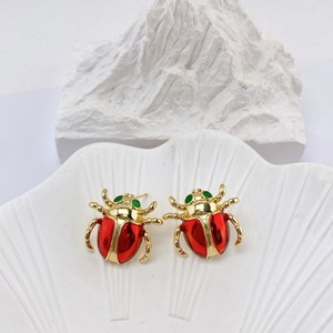 BD-B7544 mùa hè côn trùng loạt sang trọng Bông tai <span class=keywords><strong>Studs</strong></span> độc đáo Thời Trang Bông Tai đồ trang sức mạ vàng bông tai cho phụ nữ - Product Image 5