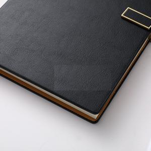 Juego de dos piezas para cuaderno con logotipo en relieve Juego de caja de regalo de negocios Juego de cuaderno con hebilla cuadrada magnética A5 - Product Image 4