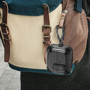 <span class=keywords><strong>Funda</strong></span> de carga inalámbrica de fibra de carbono para auriculares con llavero para Samsung <span class=keywords><strong>Galaxy</strong></span> <span class=keywords><strong>Buds</strong></span> 3 Pro Tpu Pc <span class=keywords><strong>funda</strong></span> con soporte Invisible - Product Image 6