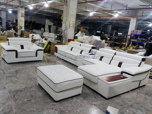 أريكة ذكية فاخرة متعددة الوظائف 6 أريكة متعددة الوظائف 1 <span class=keywords><strong>2</strong></span> 5 7 مقاعد لغرفة المعيشة في الفيلا أريكة على شكل حرف L مع مشغل موسيقى - Product Image 2