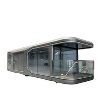 Capsule modulaire en acier écologique et high-tech personnalisée KT, espace pour la maison, salle de soleil portable, chambre à coucher, salle de bains, cour d'hôtel