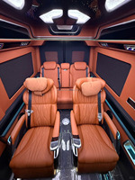Kit de conversion de luxe pour Mercedes Sprinter, sièges capitaine orange, écran TV motorisé, plafonnier nid d'abeille, configuration 4+2, OEM