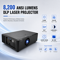 Projecteur laser DLP Full HD commercial 8200 ANSI Lumens pour auditorium, exposition et grande salle de réunion
