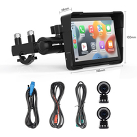 Zmecar - Navegador GPS Portátil para Motocicleta, Inalámbrico, con Carplay, Navegación para Automóvil, Android Auto de 5 Pulgadas, GPS para Motocicleta con Carplay