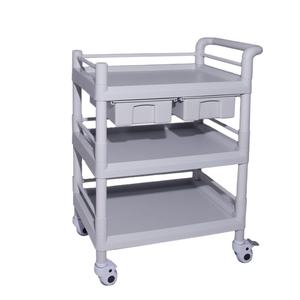 BT-UY018 Mobiele Kleine Maat Lichtgewicht 3 Lagen Wielen Abs Plastic Instrument Utility Carts Trolleys Medische Apparatuur Trolley - Product Image 1