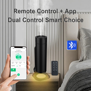 Diffusore di Aromi Compatto a Torre, Attrezzatura <span class=keywords><strong>per</strong></span> Diffusione con Bottiglia Monopezzo da 80ml, Diffusore di <span class=keywords><strong>Oli</strong></span> <span class=keywords><strong>Essenziali</strong></span> Senza Acqua Ecologico - Product Image 2