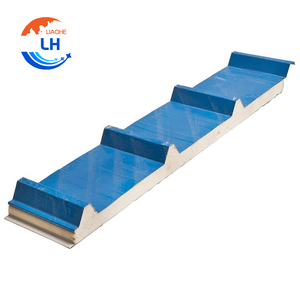 Panneau d'<span class=keywords><strong>isolation</strong></span> pour mur de 6 mètres panneaux sandwich thermiques en PU EPS CE pour panneaux de toiture - Product Image 6