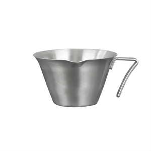 100 मिलीलीटर स्टेनलेस स्टील कॉफी मापने के लिए जूग तेज मुंह वी-आकार के स्पैट को मापने वाले उपकरण के लिए - Product Image 1