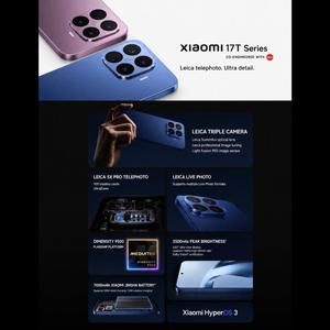 Nuevo Lanzamiento <span class=keywords><strong>Xiaomi</strong></span> 17T <span class=keywords><strong>Pro</strong></span> 12GB+512GB 6.83 Pulgadas <span class=keywords><strong>Xiaomi</strong></span> HyperOS 3 Dimensity 9500 Octa-Core <span class=keywords><strong>NFC</strong></span> 5G Teléfono Inteligente Celular <span class=keywords><strong>Xiaomi</strong></span> - Product Image 2