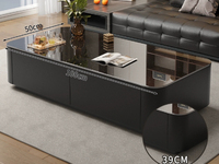 Table basse portable au design contemporain pour petits espaces, meubles de salon