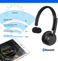 Auriculares Inalámbricos Monoaurales OEM ODM de Fábrica Nuevos de 2022 con Micrófono Direccional con Cancelación de Ruido, Auriculares Bluetooth para Centro de Llamadas