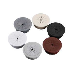 Boîte de passage de câbles de bureau Ying Sheng, en plastique rond, avec couvercle pour l'organisation des câbles en intérieur - Product Image 1