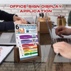 Khuyến mãi 4x6 double side menu chủ thẻ dấu hiệu tờ rơi hiển thị là viết tắt của giá danh sách đứng hai mặt menu thẻ giá - Product Image 2