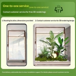 Plantes tropicales vertes artificielles, fleurs artificielles, aménagement paysager pour entrée, décoration de fenêtre intérieure, décorations d'<span class=keywords><strong>escalier</strong></span> - Product Image 3