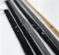 Joint d'étanchéité en silicone et mohair auto-adhésif pour la réduction du bruit et l'isolation des courants d'air pour fenêtres et portes coulissantes domestiques