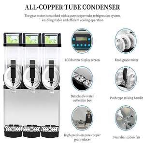 <span class=keywords><strong>Dispensador</strong></span> <span class=keywords><strong>de</strong></span> Bebidas Eléctrico <span class=keywords><strong>de</strong></span> Acero Inoxidable Integrado OEM <span class=keywords><strong>de</strong></span> Fábrica, Máquina Comercial <span class=keywords><strong>de</strong></span> Granizados <span class=keywords><strong>de</strong></span> Tres Cilindros, Fabricante <span class=keywords><strong>de</strong></span> Granizados <span class=keywords><strong>de</strong></span> Bebidas - Product Image 2