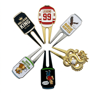 Outil de réparation de divots de golf avec logo personnalisé, marqueur de balle en alliage de zinc <span class=keywords><strong>Happy</strong></span> <span class=keywords><strong>Gilmore</strong></span> amusant, nouveau design, produits de golf - Product Image 3