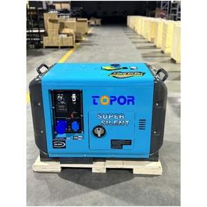 Venta al por mayor de bajo ruido 5kw 6kw 7kw Generador diésel súper silencioso para uso doméstico - Product Image 1