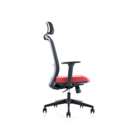 Chaise de bureau moderne de luxe à dossier haut pour le personnel de direction Chaise élévatrice pivotante ergonomique avec tissu en maille pour le bureau