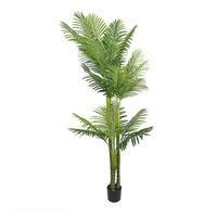 Planta Artificial de Areca en Maceta para Interiores y Exteriores, Decoración para Hogar, Oficina, Bodas, Decoración del Hogar, Plantas Artificiales, Árboles de Plástico