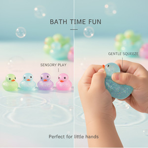 Nuevo Juguete Antiestrés de Pectina en Polvo con Forma de Cubo de Hielo, Animal de Maltitol Elástico, Divertido para Niños - Product Image 2